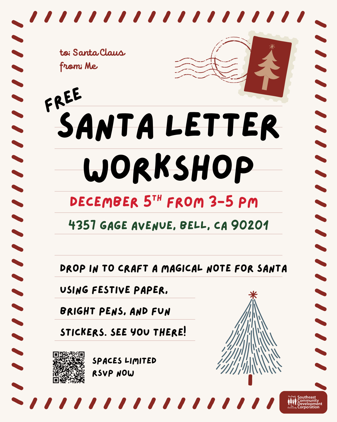 Santa Letter Workshop